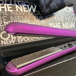 Evalectric 100% Ceramic Hair straightener Purple.